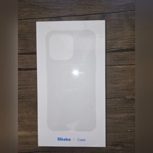 Mkeke Clear Transparent Phone Case For 16 Pro Max Case